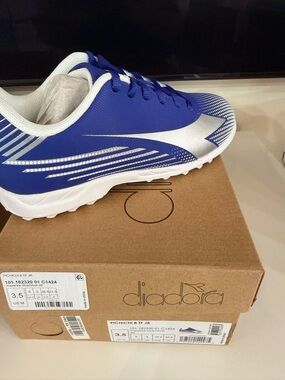 Diadora Kids Sneakers Blue and White